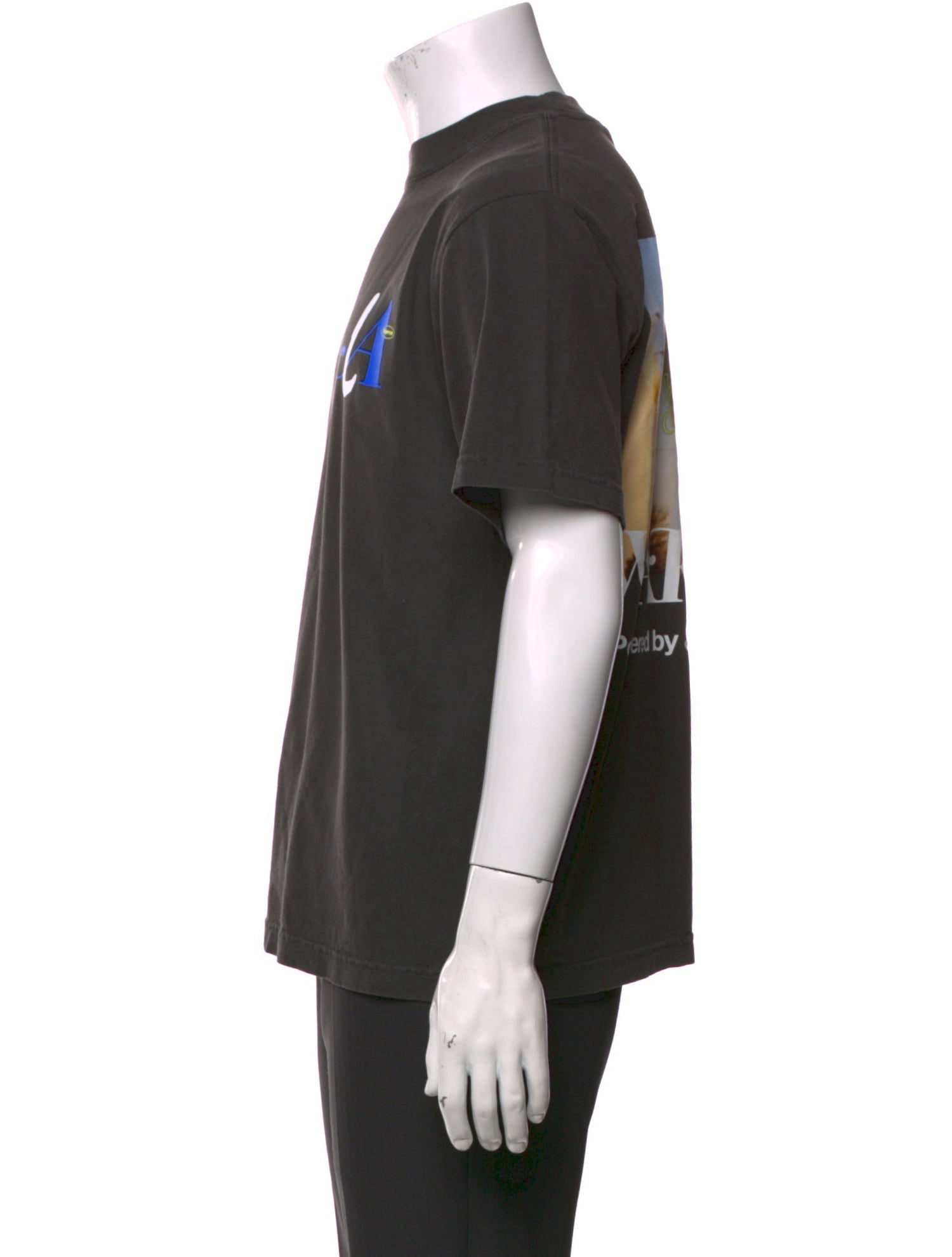 Supervsn Graphic Print Crew Neck T-Shirt